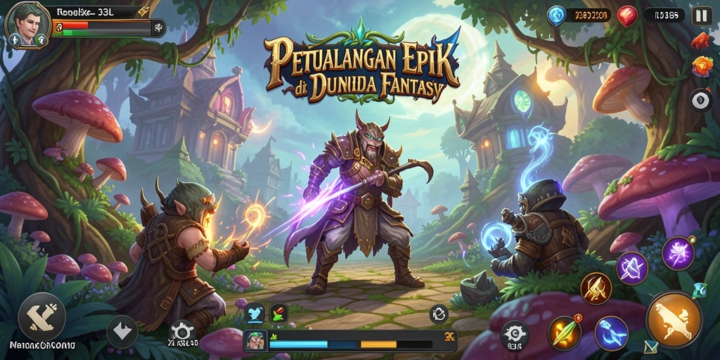 Gameplay seru di dunia fantasi menanti Anda di 33L.