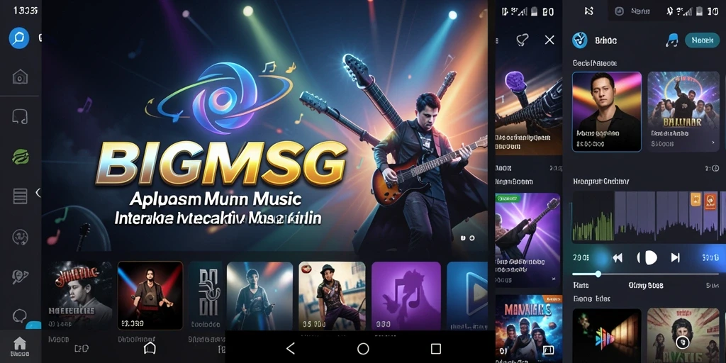Tampilan interaktif dari gameplay BIGMSG yang menyenangkan.