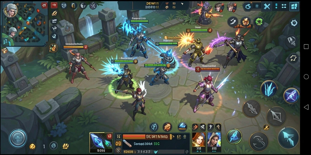 Tampilan gameplay DEWI11 yang mencengangkan dan mendalam.
