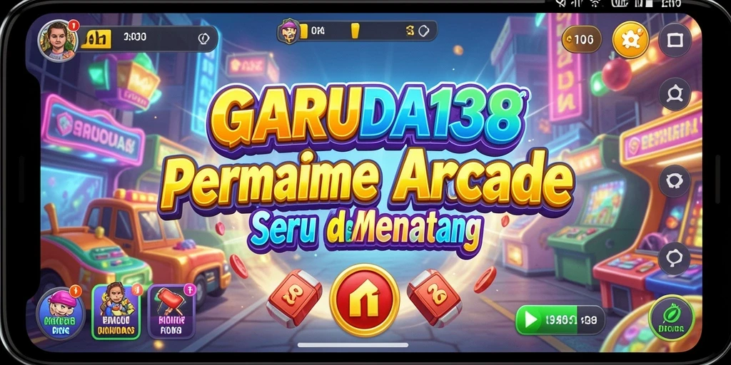 Tampilan gameplay yang penuh aksi di GARUDA138.