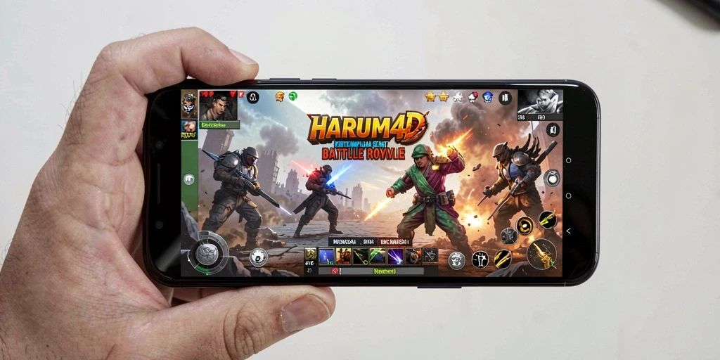 Tangkapan layar gameplay menegangkan dari HARUM4D.