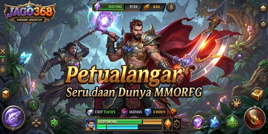 Screenshot gameplay JAGO368 yang menampilkan pertarungan seru antar pemain.