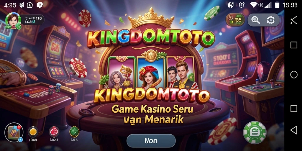 Gameplay Kasino yang seru dengan grafis menawan.