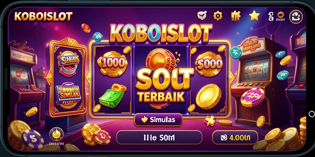 Screenshot gameplay KOBOISLOT menampilkan mesin slot dengan tema menarik.