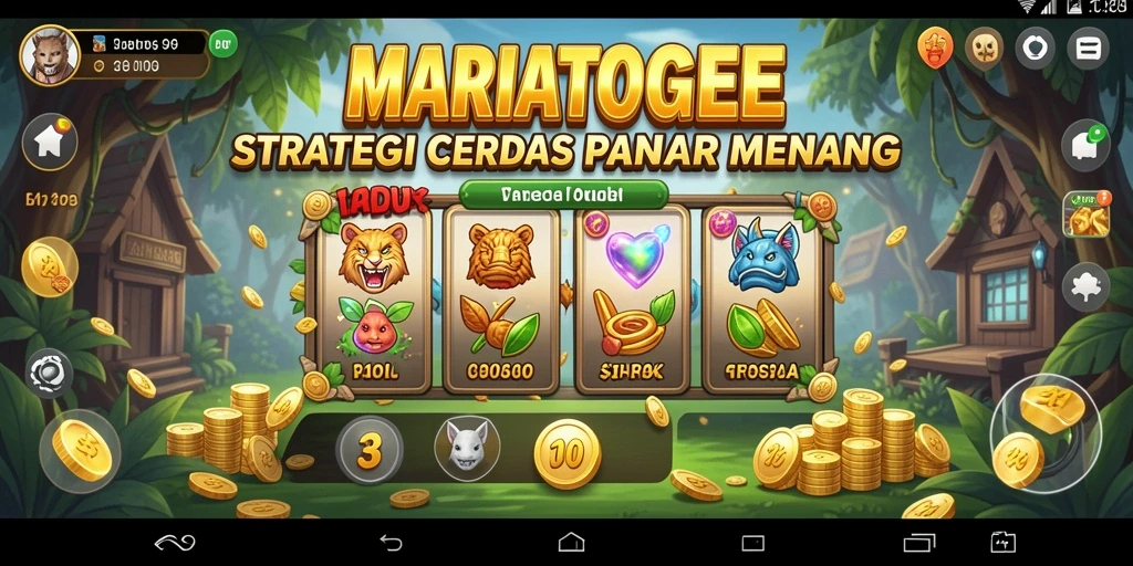 Gameplay MARIATOGEL yang penuh strategi dan tantangan.