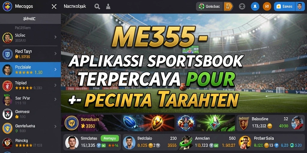 Tampilan menarik dan fungsionalitas sempurna untuk taruhan olahraga.