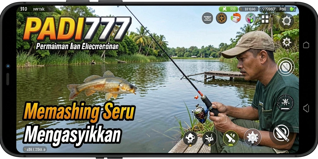 Tangkapan ikan yang menakjubkan dalam permainan PADI777.
